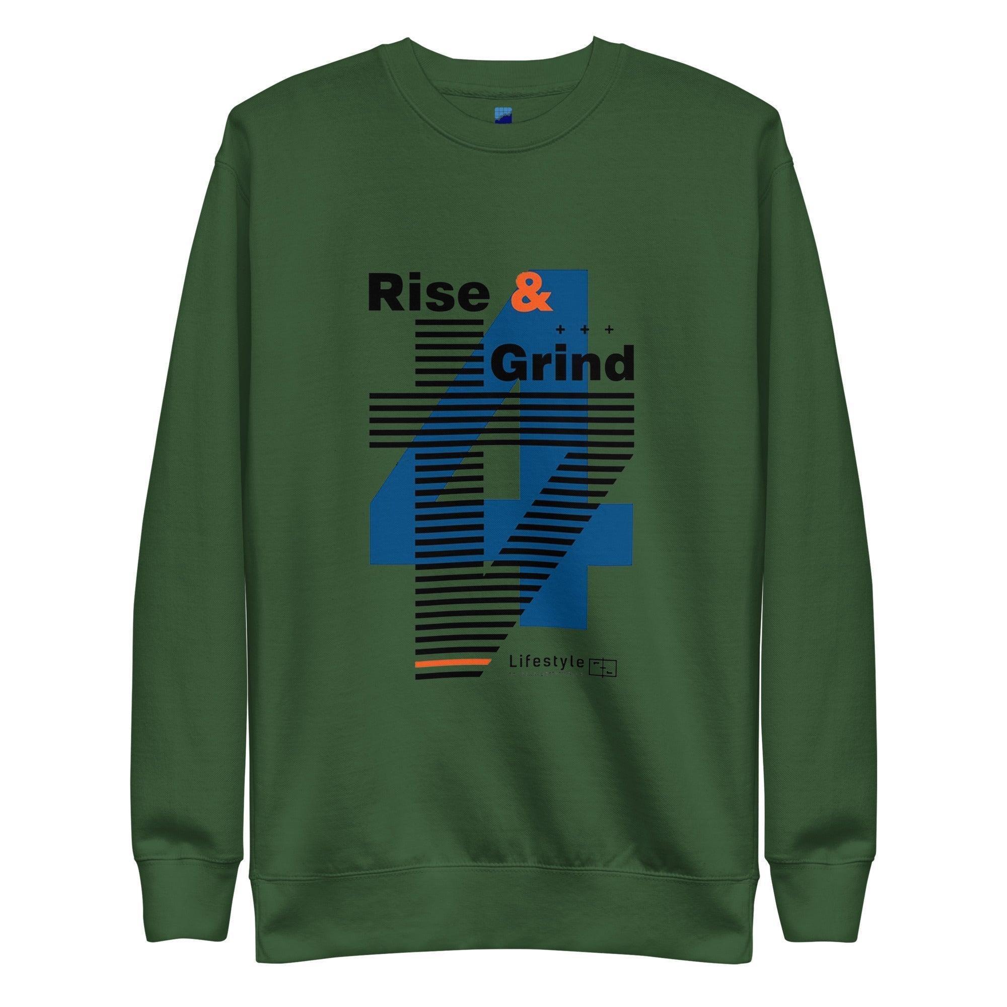 Rise & Grind Lifestyle Sweatshirt - InvestmenTees