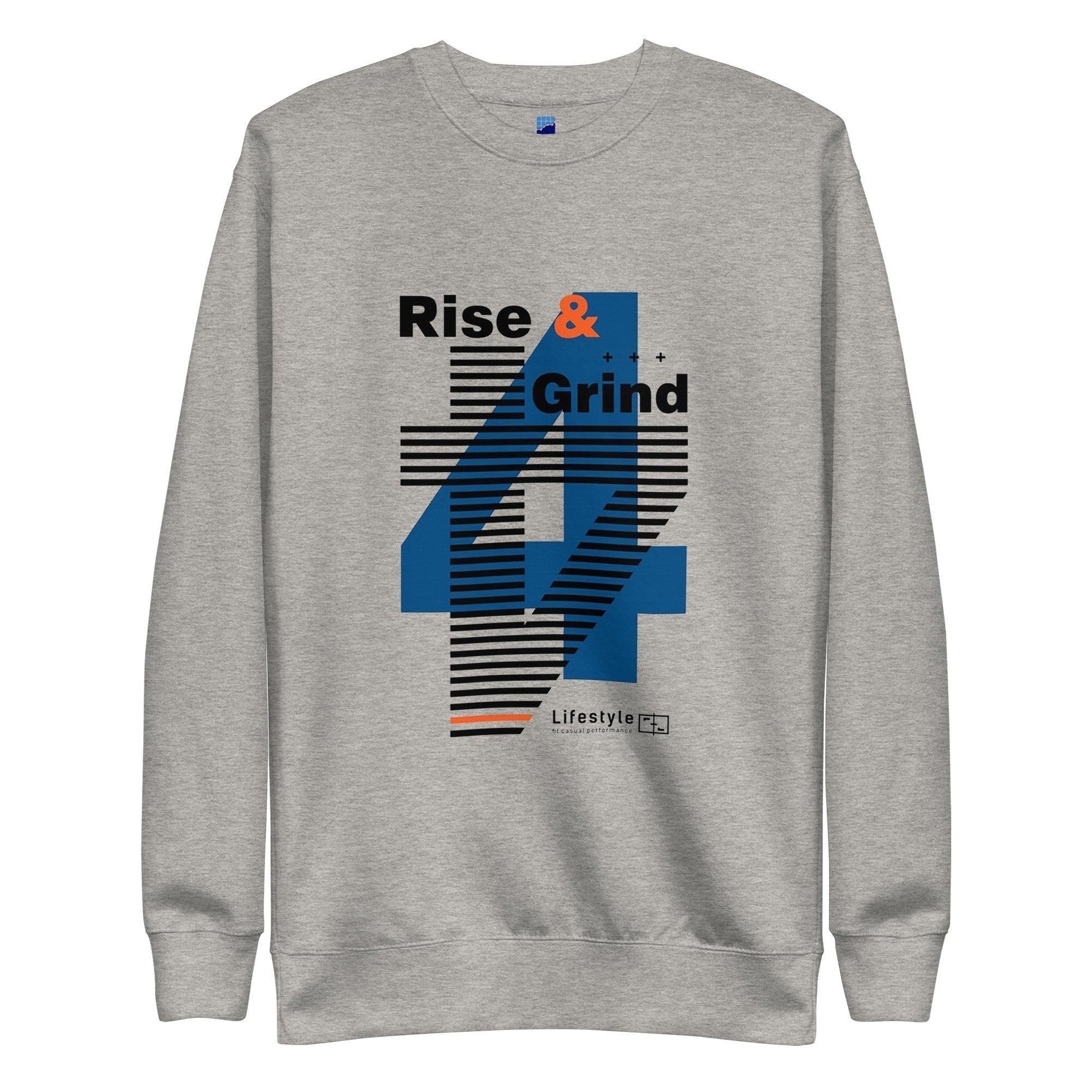 Rise & Grind Lifestyle Sweatshirt - InvestmenTees