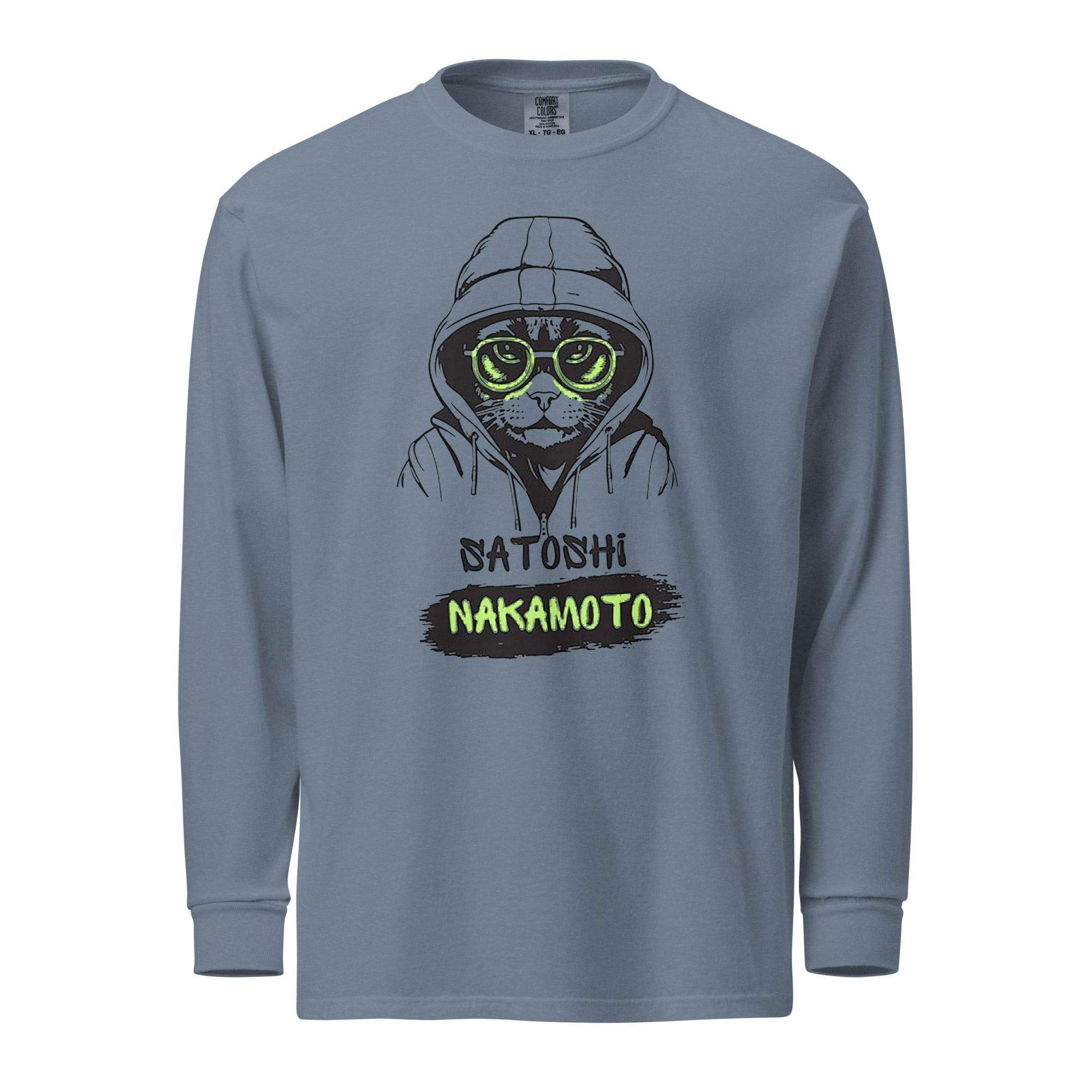 Satoshi Nakamoto Long Sleeve T-Shirt - InvestmenTees