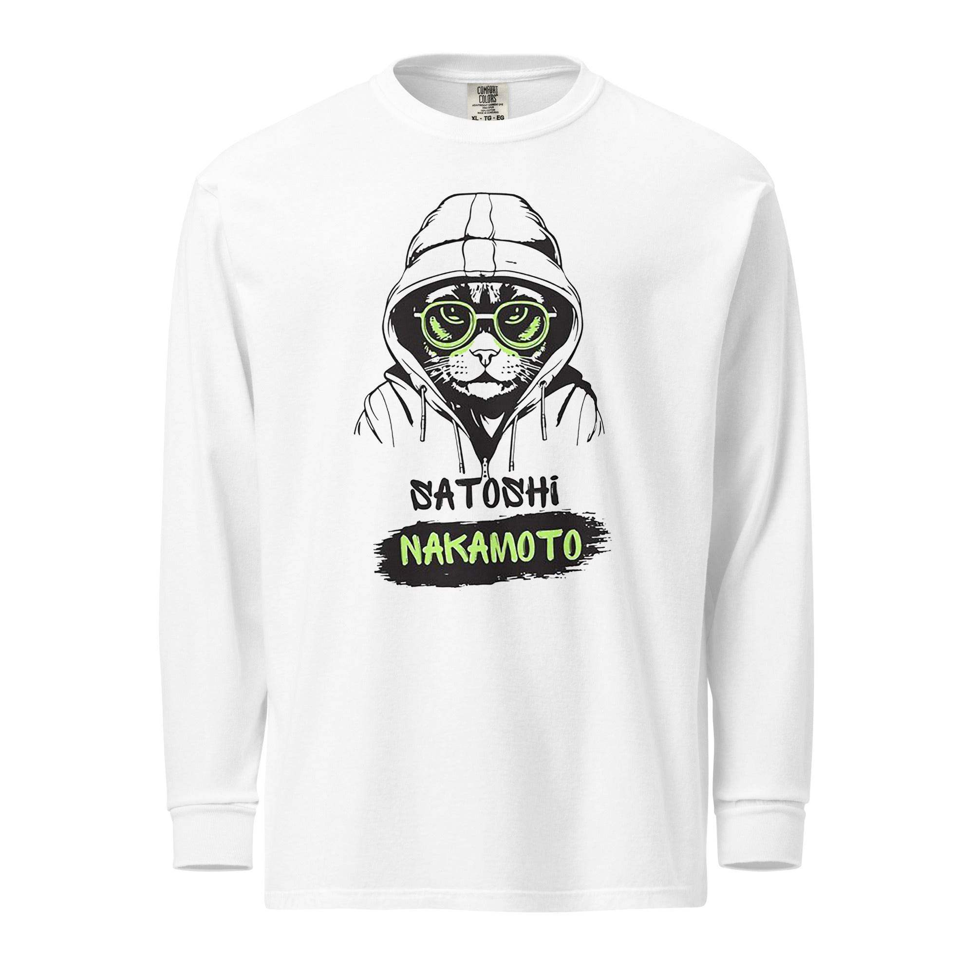 Satoshi Nakamoto Long Sleeve T-Shirt - InvestmenTees