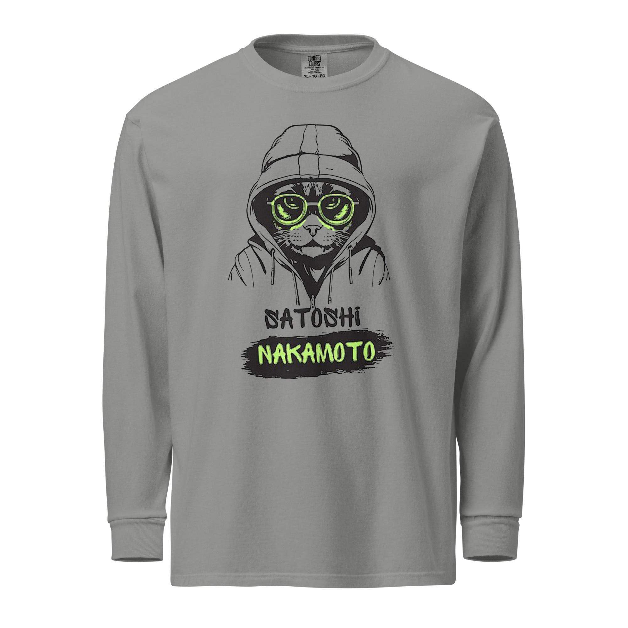 Satoshi Nakamoto Long Sleeve T-Shirt - InvestmenTees