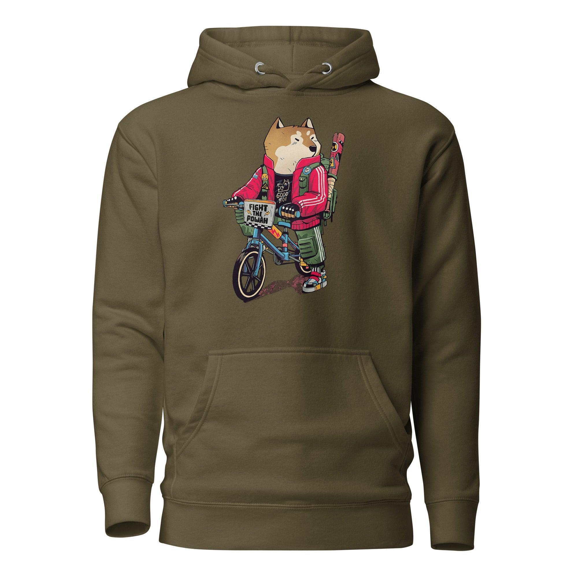 Shiba Fight to Powah Pullover Hoodie - InvestmenTees