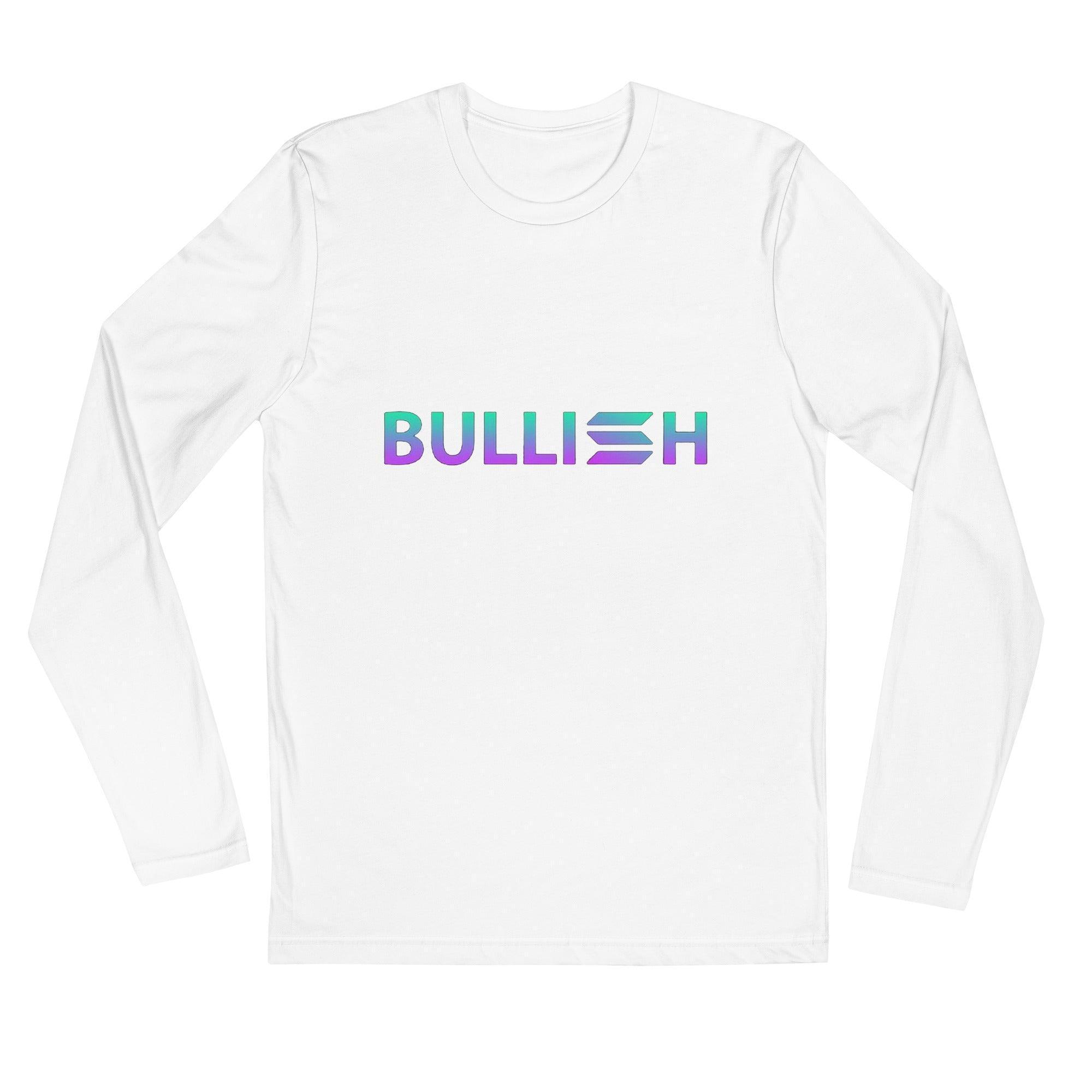 Solana (SOL) Bullish Long Sleeve T-Shirt - InvestmenTees