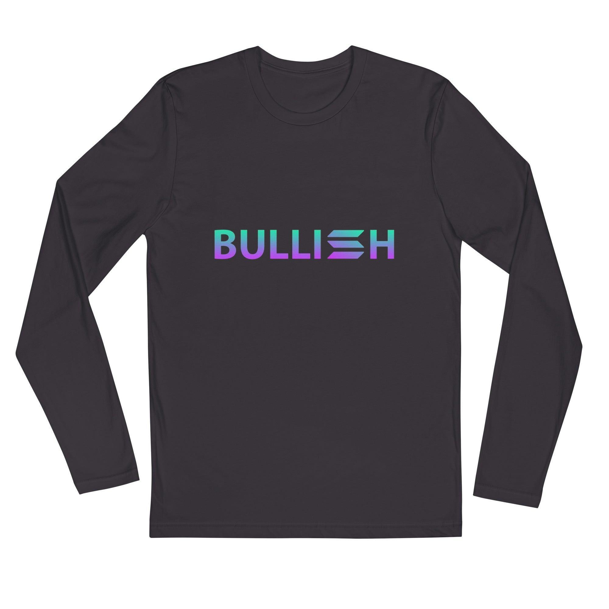 Solana (SOL) Bullish Long Sleeve T-Shirt - InvestmenTees