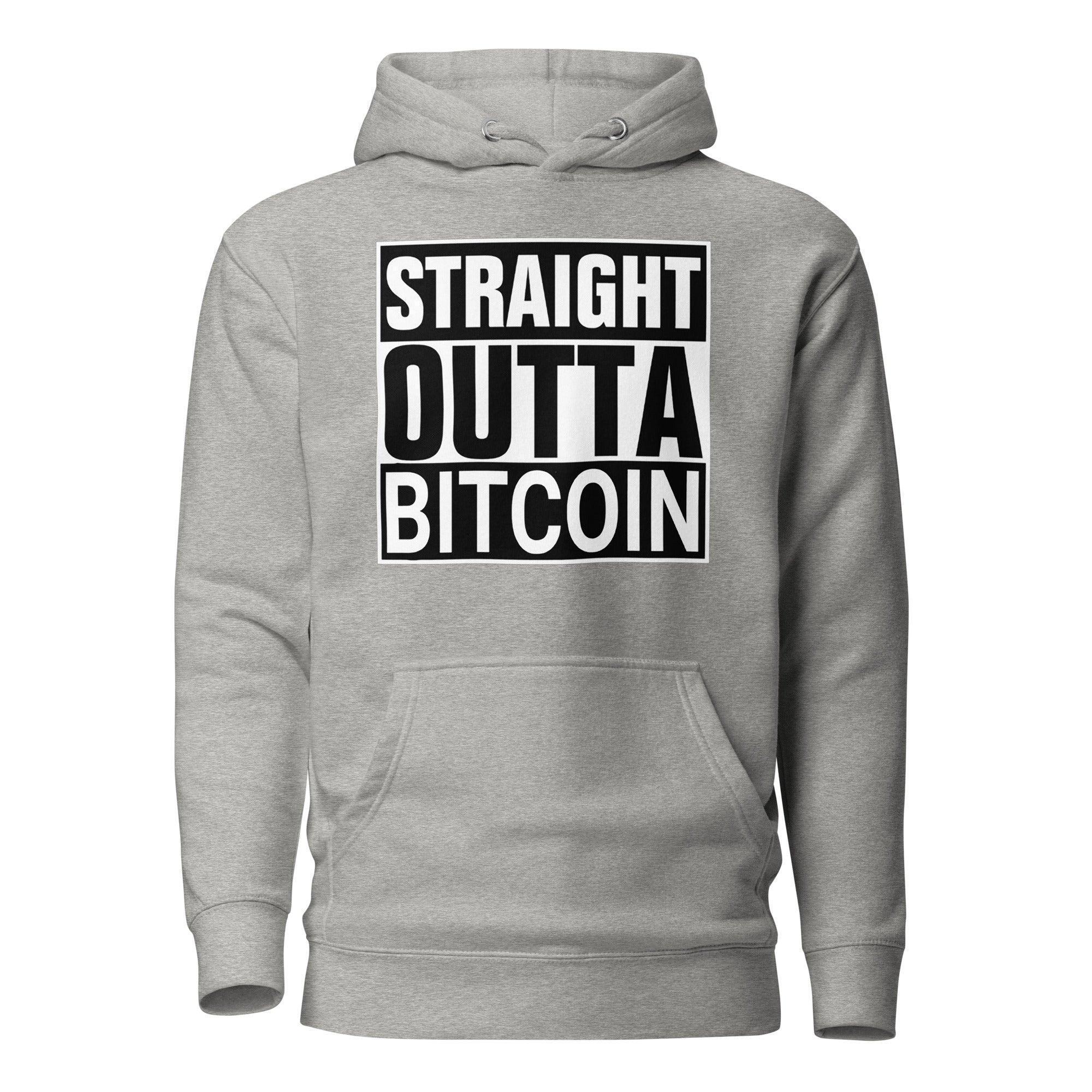 Straight Outta Bitcoin Pullover Hoodie - InvestmenTees