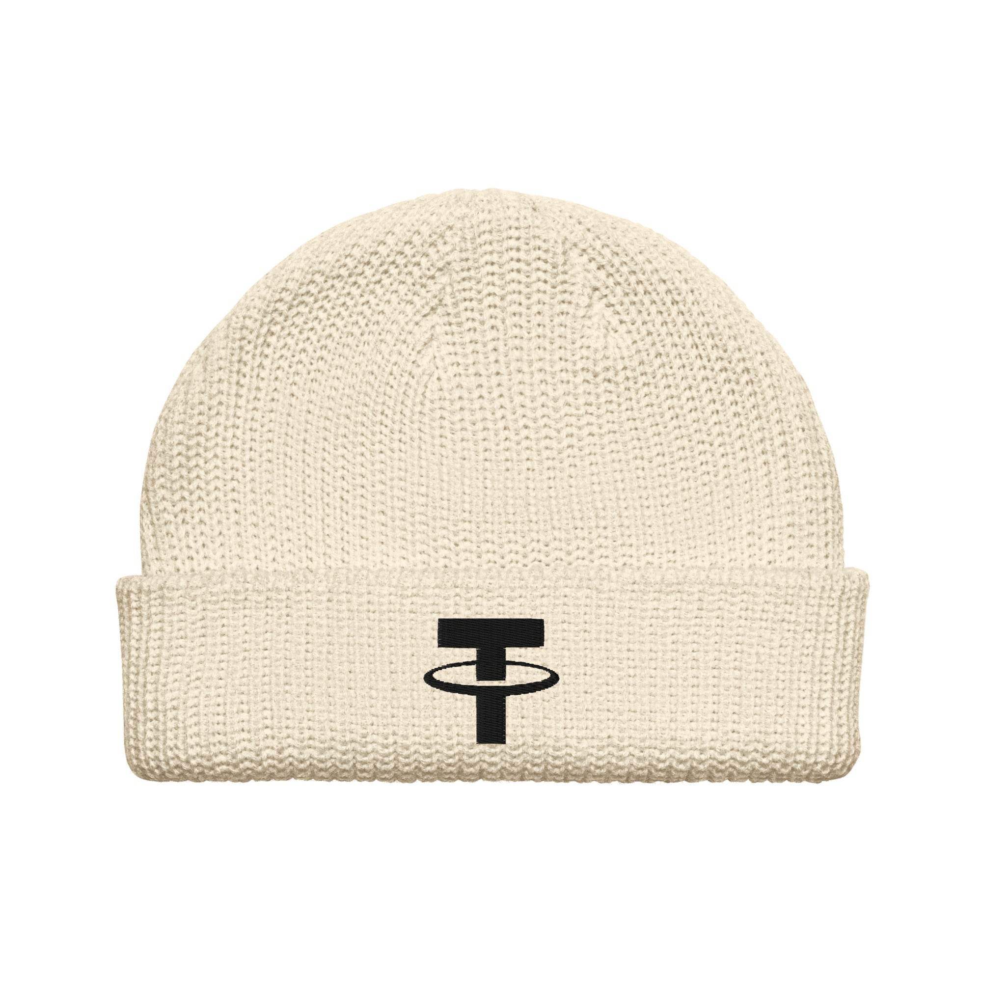 Tether Crypto Coin Beanie - InvestmenTees