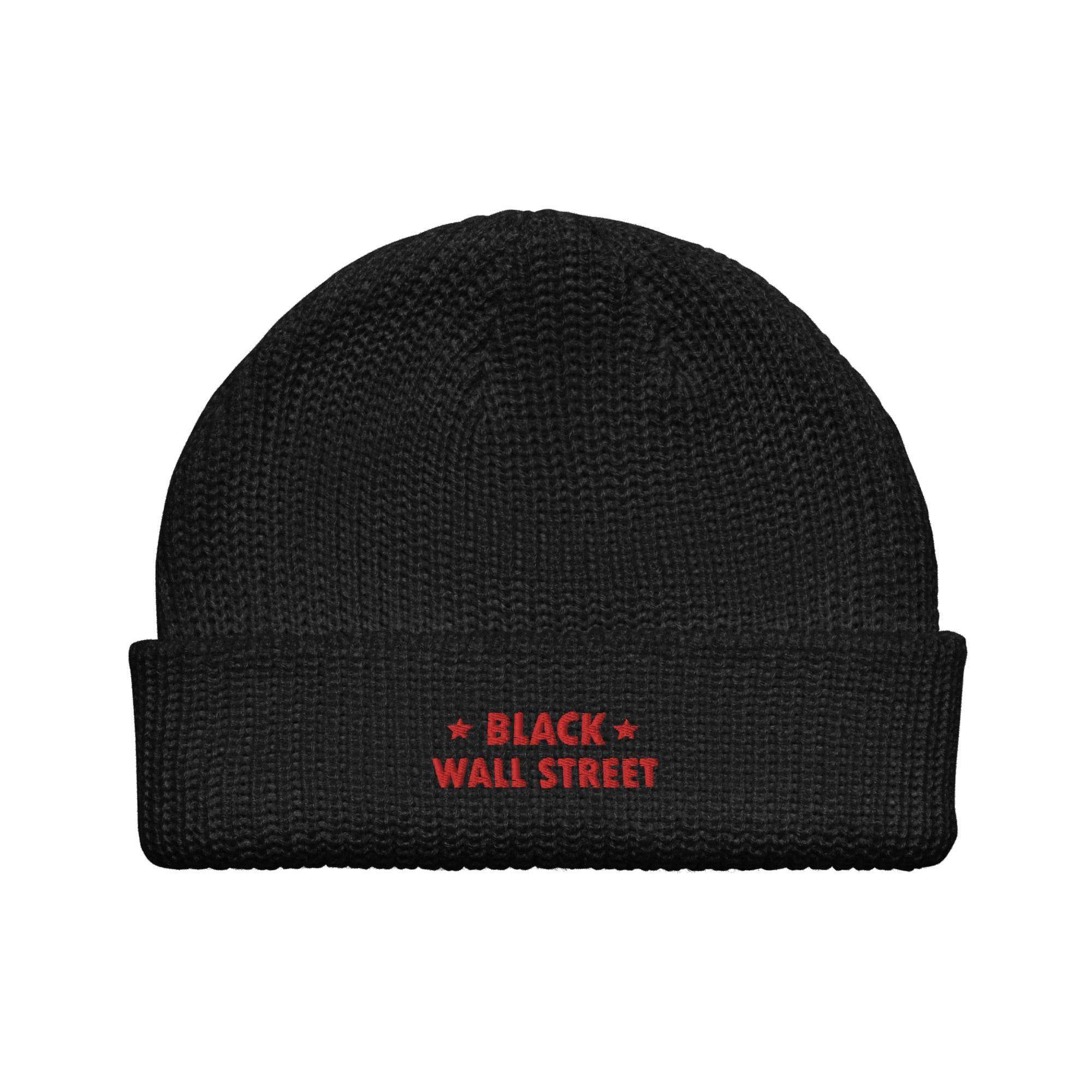 Thee Black Wall Street Beanie - InvestmenTees