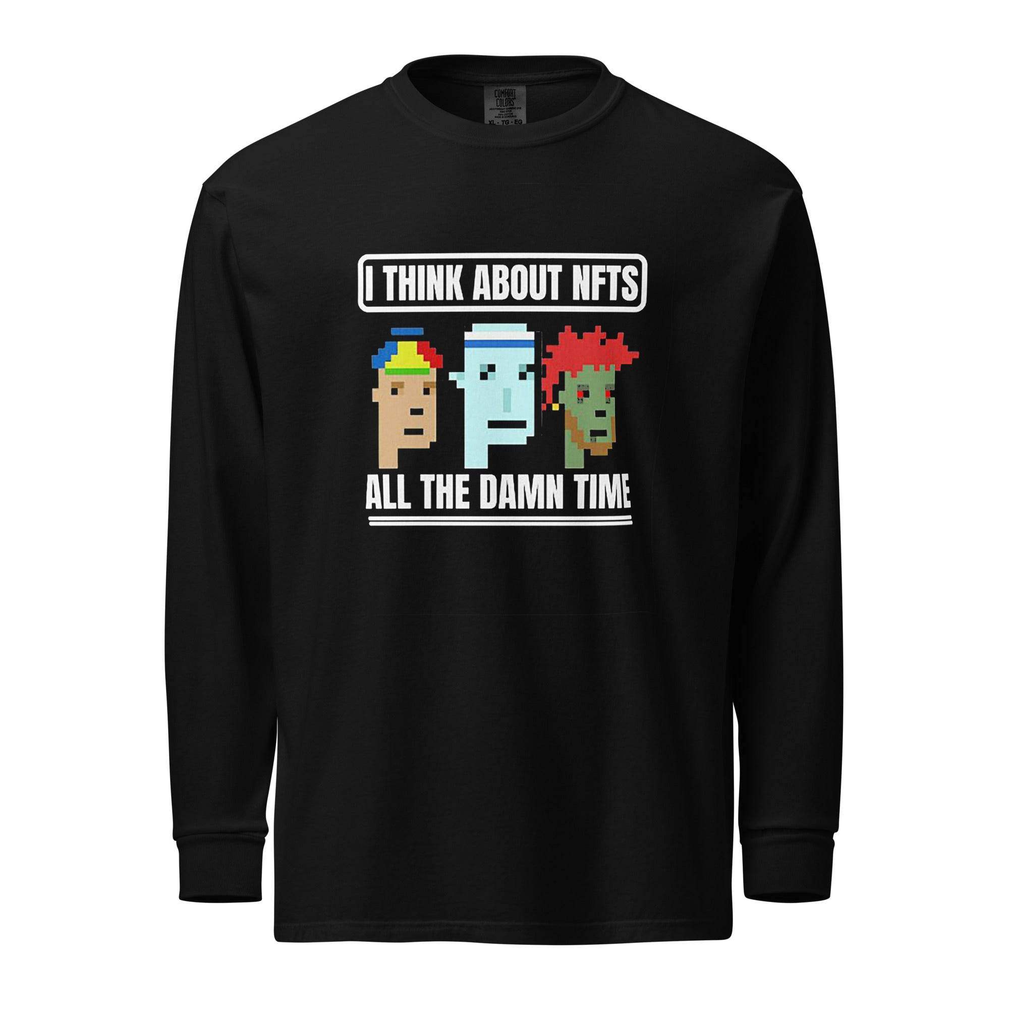 Thinking About NFT's Long Sleeve T-Shirt - InvestmenTees