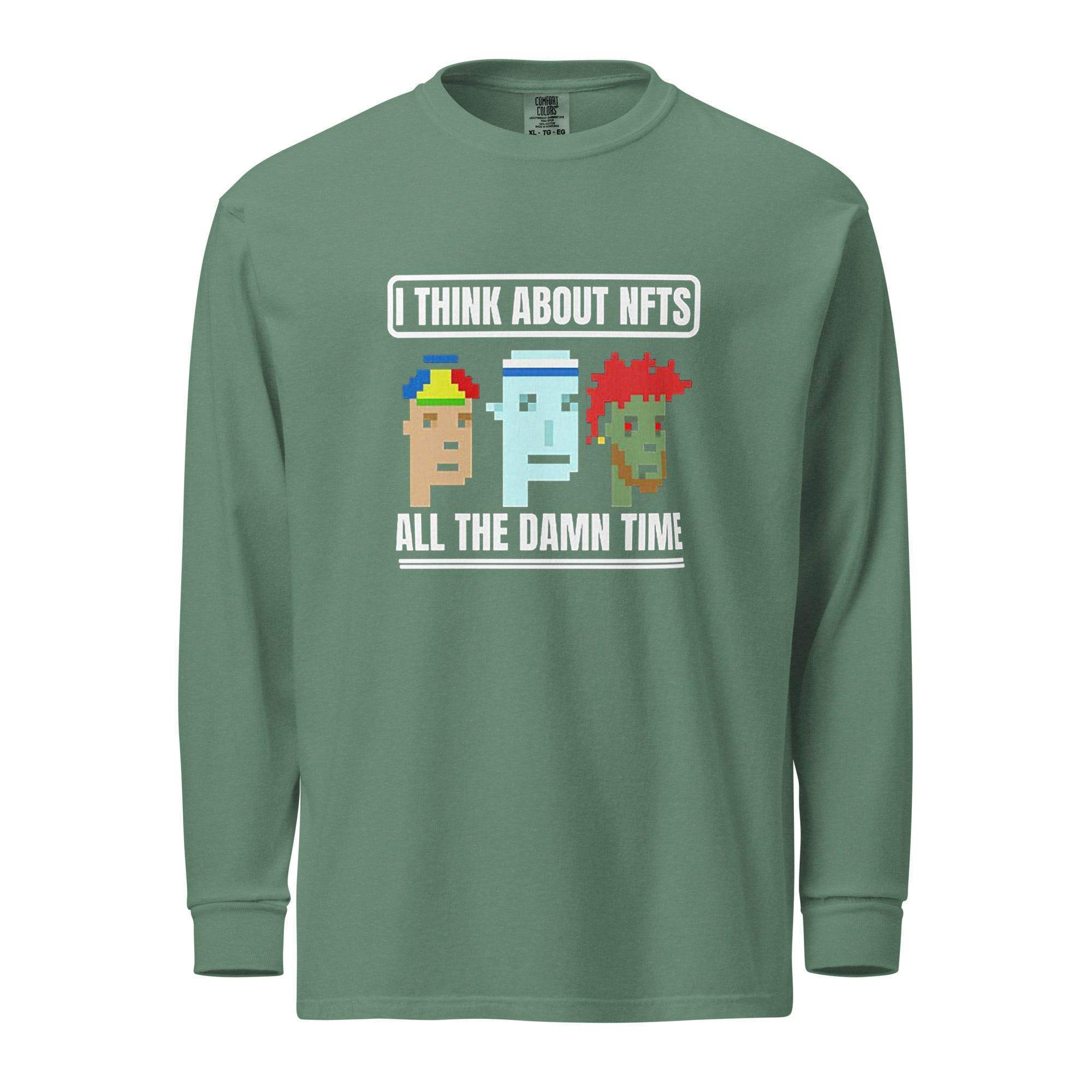 Thinking About NFT's Long Sleeve T-Shirt - InvestmenTees