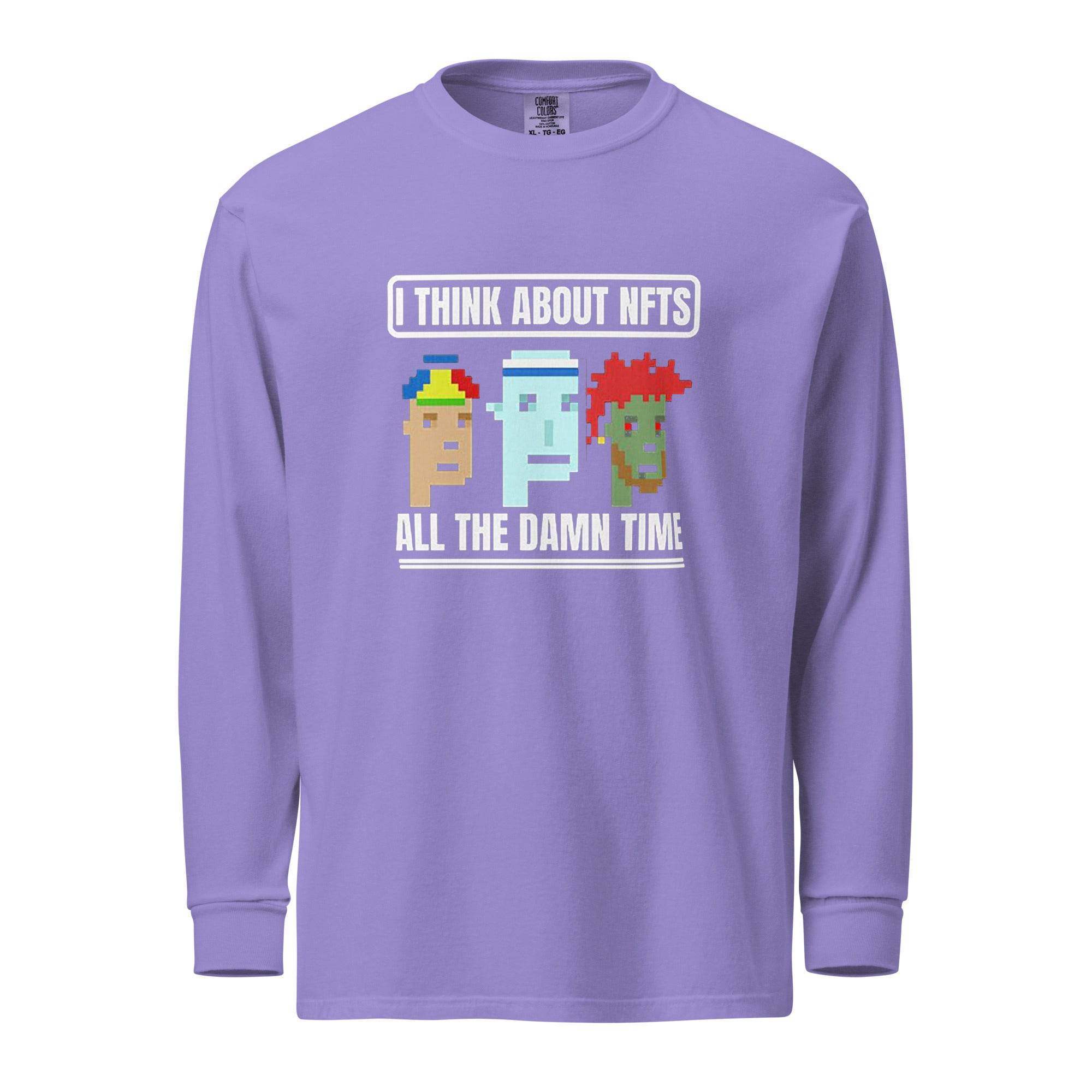 Thinking About NFT's Long Sleeve T-Shirt - InvestmenTees