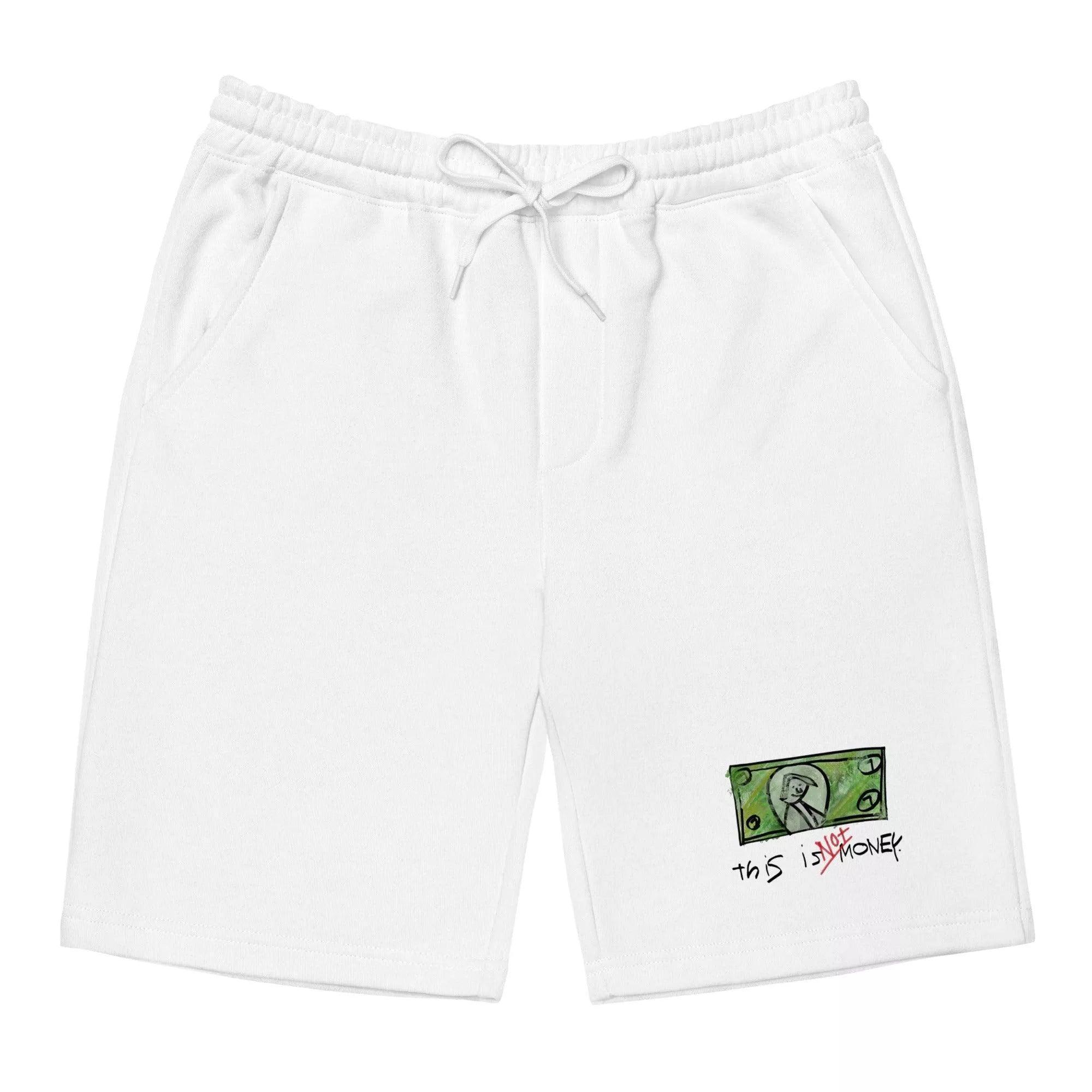 This Is Not Money Fleece Shorts - InvestmenTees