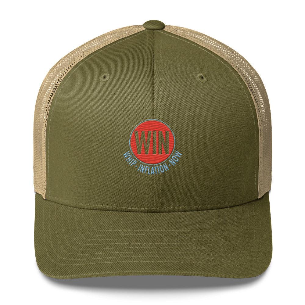W.I.N. | Whip Inflation Now Trucker Cap - InvestmenTees