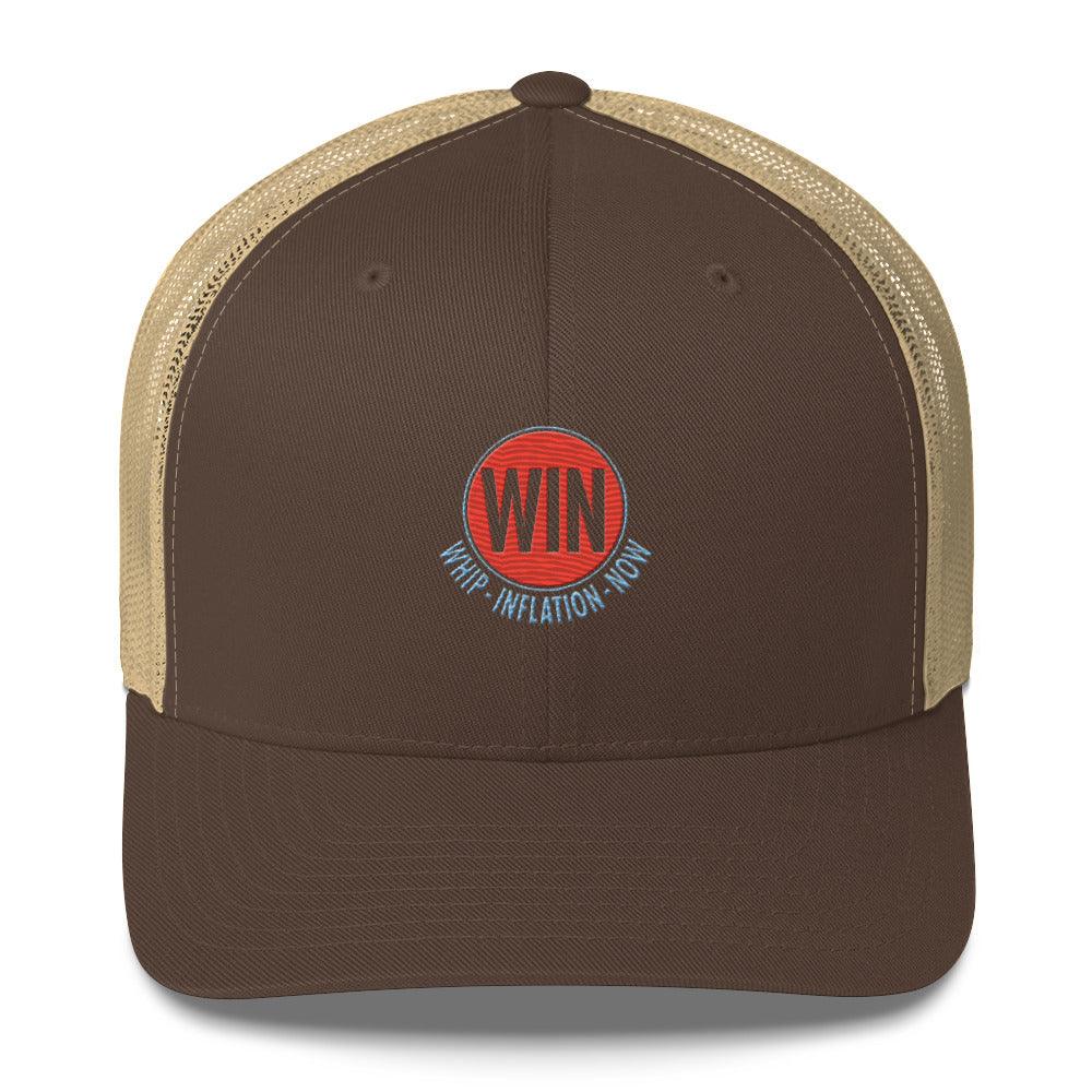 W.I.N. | Whip Inflation Now Trucker Cap - InvestmenTees