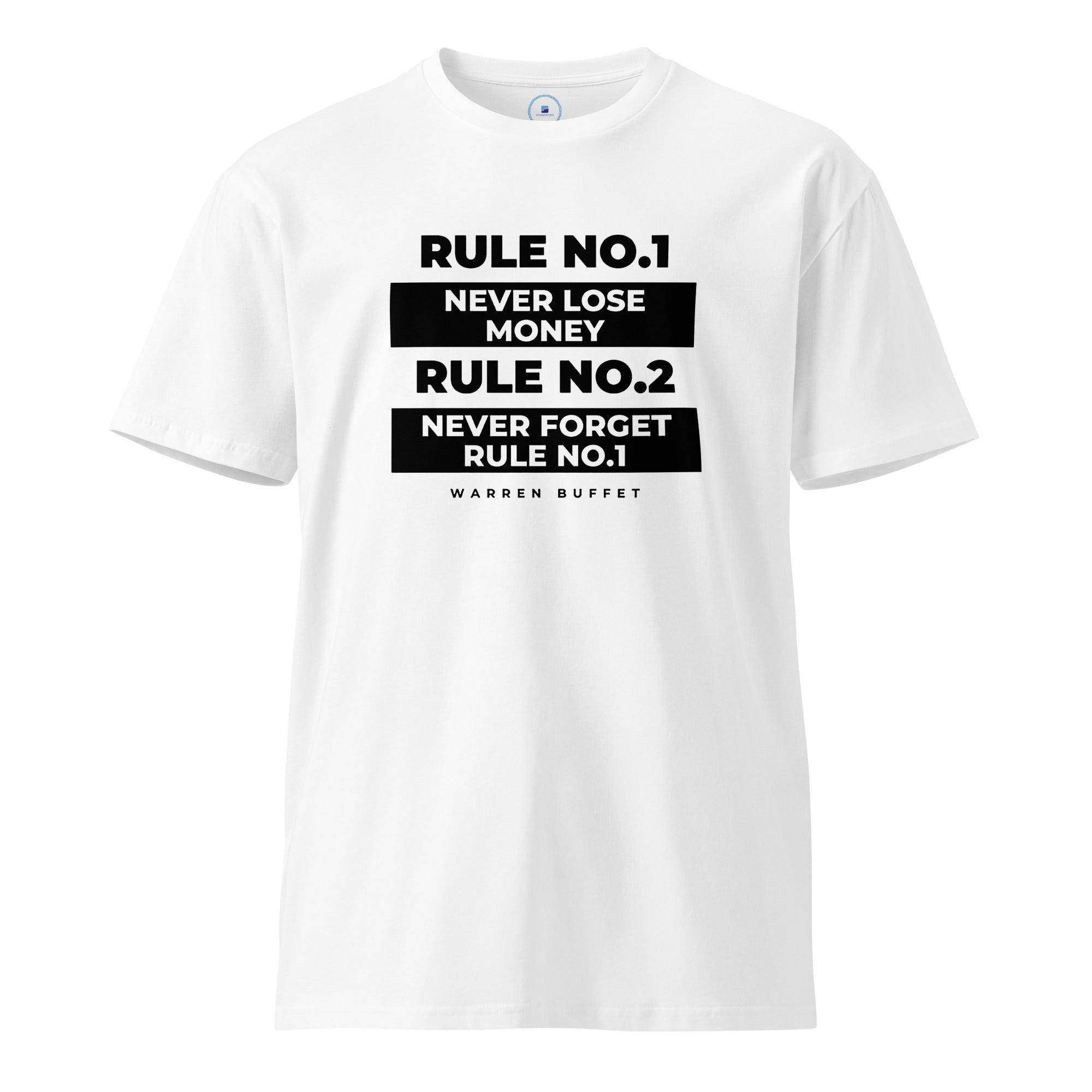 Warren Buffett Rules T-Shirt - InvestmenTees