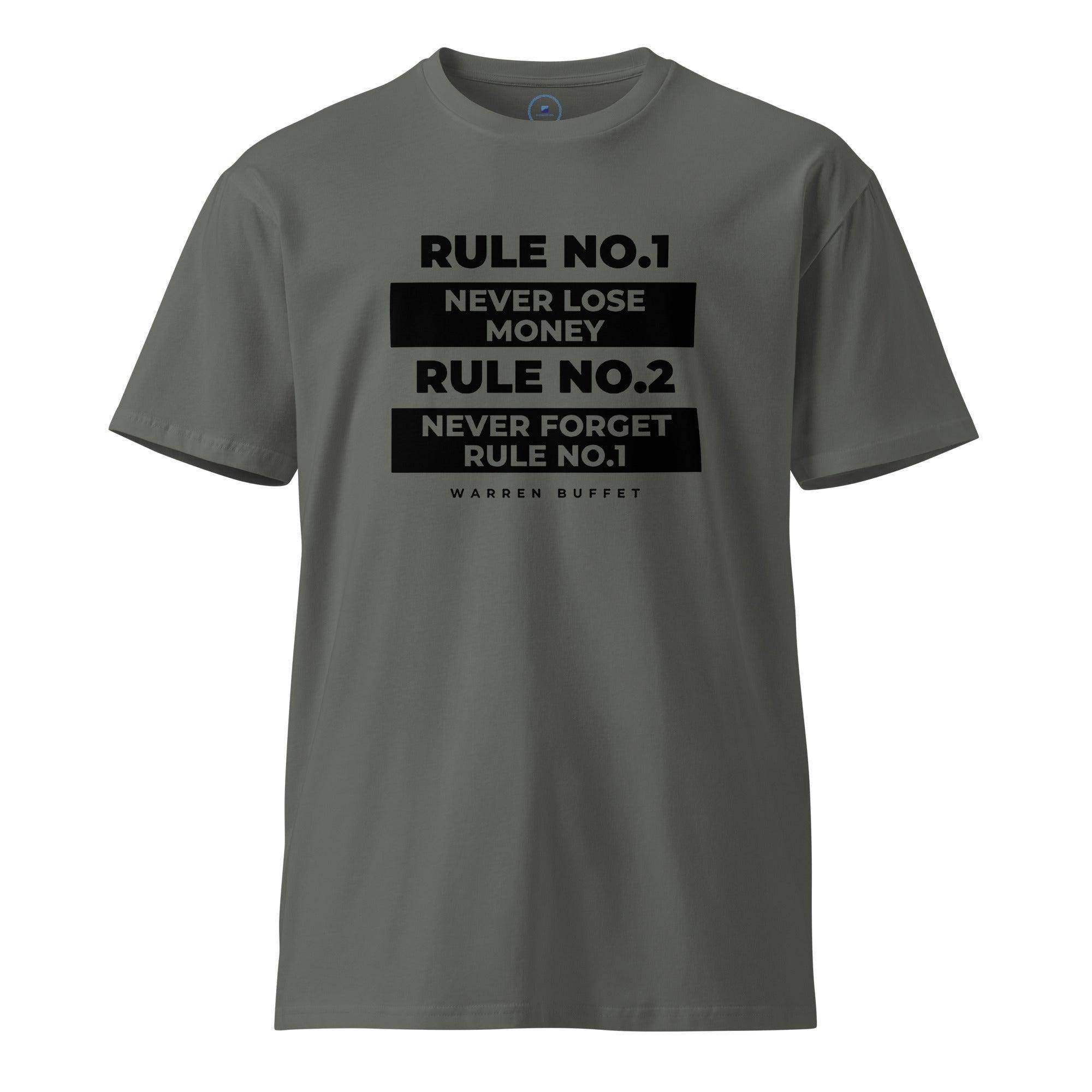 Warren Buffett Rules T-Shirt - InvestmenTees