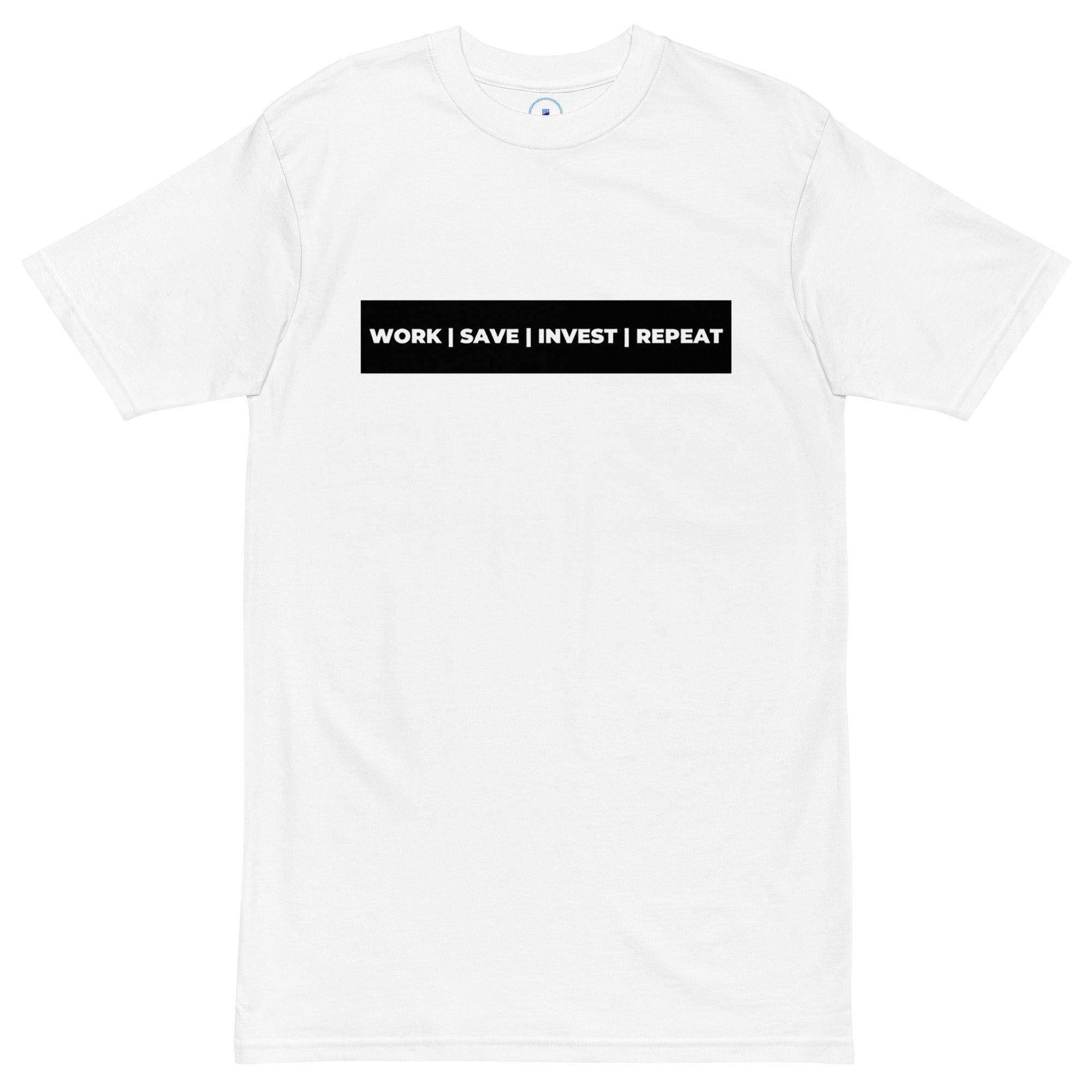 Work | Save | Invest | Money Grow T-Shirt - InvestmenTees