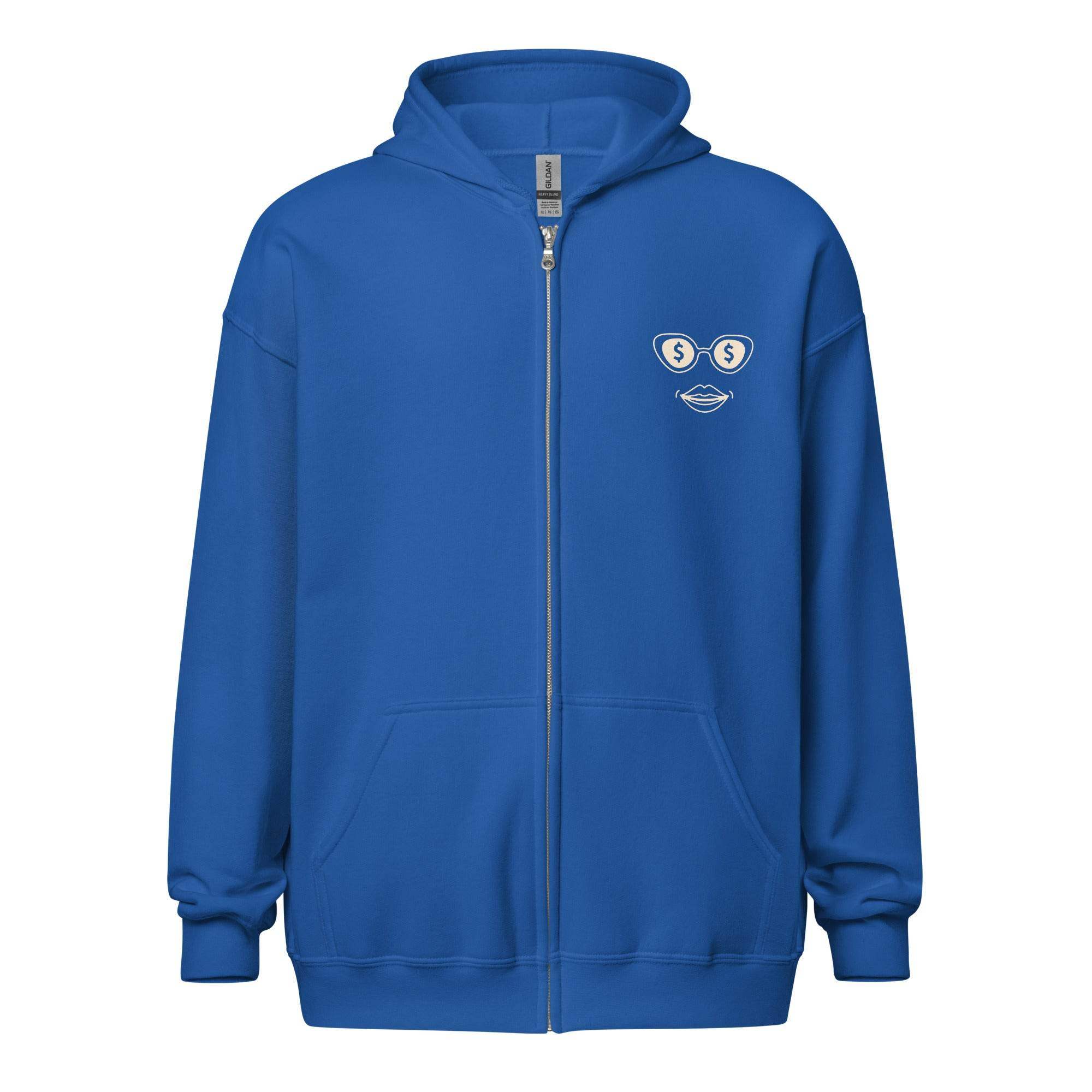 Worlds Reserve Currency Zip Up Hoodie - InvestmenTees