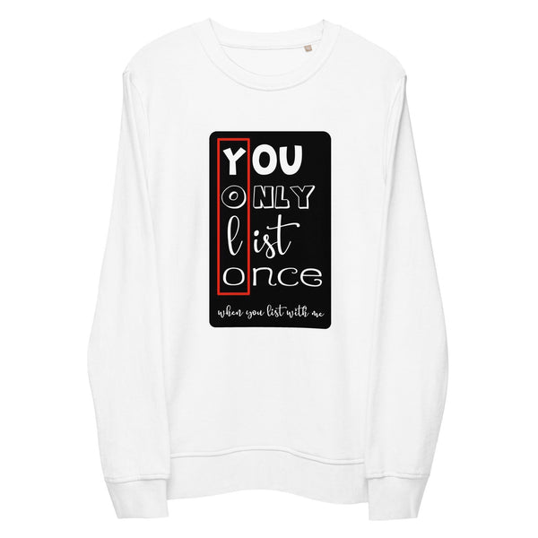 YOLO | You Only List Once Sweatshirt - InvestmenTees